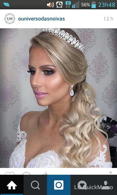 Dicas penteado cabelo semi preso e solto com veu - 5