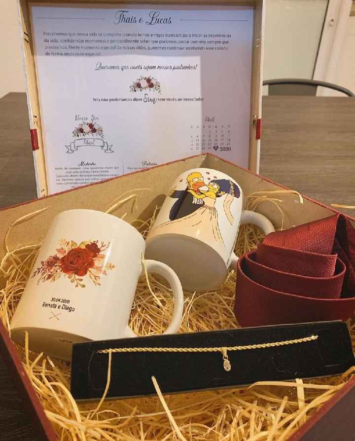 Convite de Padrinhos - Caixa Personalizada - 4