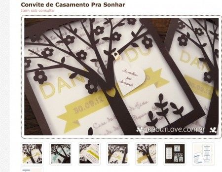 Convite diferente e fofo