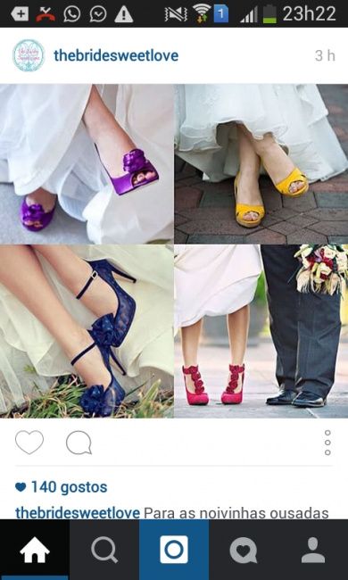 Sapatos coloridos para casamento