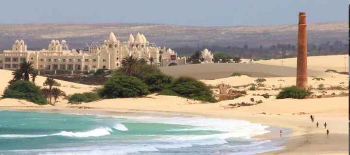 Praia de chaves, Hotel RIU caramboa, Ilha boa vista