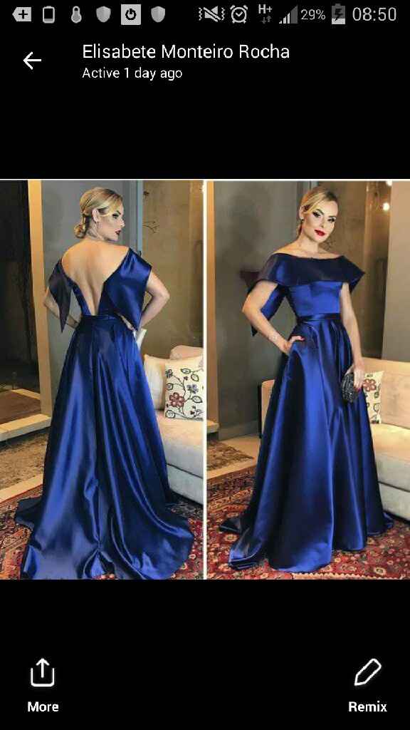 Me ajudem, cor de vestido!! - 1