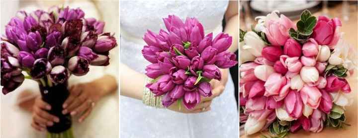 Buque de flores -Tulipa