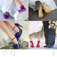 Sapatos coloridos para casamento