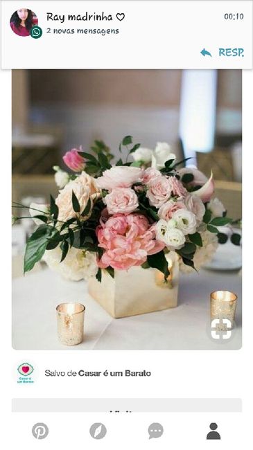Decoração para mesa de convidados - 2
