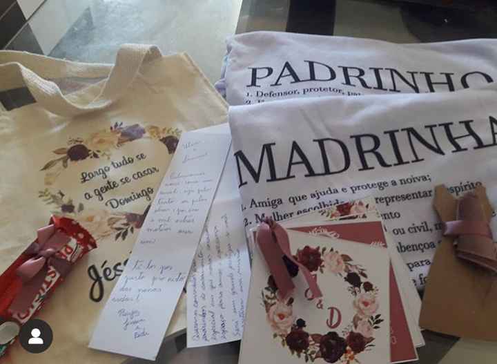 Convite para padrinhos - 1
