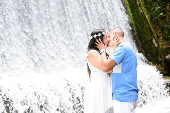 Pré-weddings na comu - Foto de beijo - 3