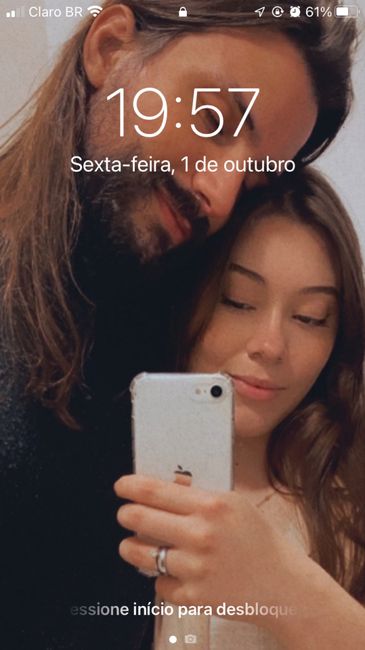 📸 Poste um print de tela do seu celular que tenha como fundo uma foto sua e do seu amor 6