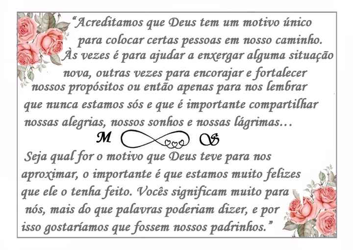 A- CONVITE DOS PADRINHOS 