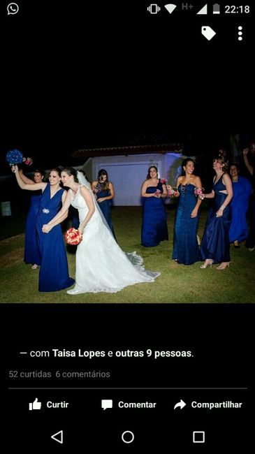 Madrinhas em azul caneta - 1