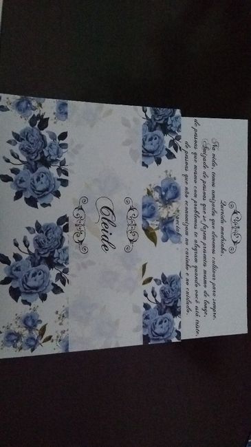 Meus convites ficou pronto . - 2