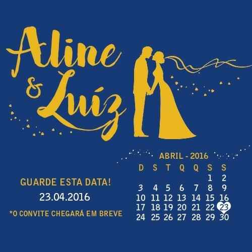 Nosso save the date #vemver - 1