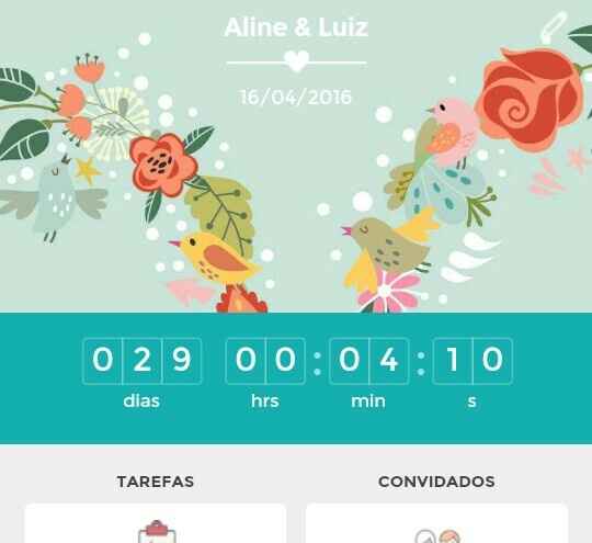 Quantos dias falta para o grande dia? - 1