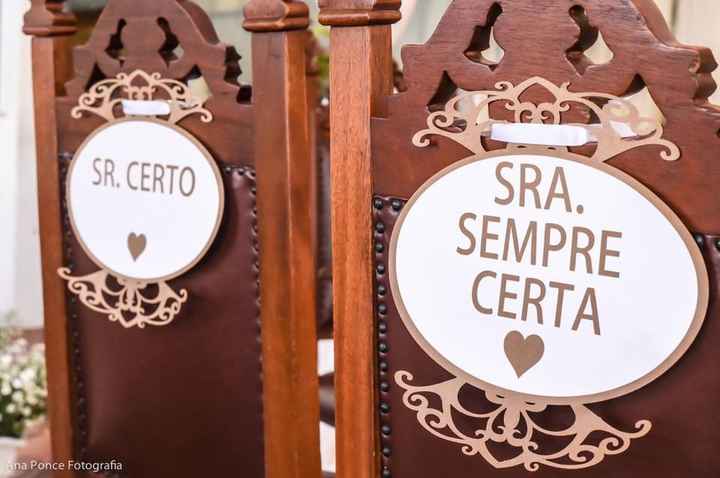 Cadeiras dos Noivos 