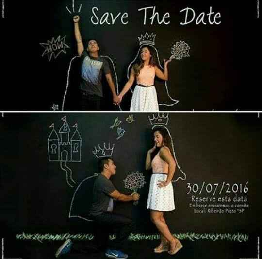 Ideias diferentonas para o save the date - 3