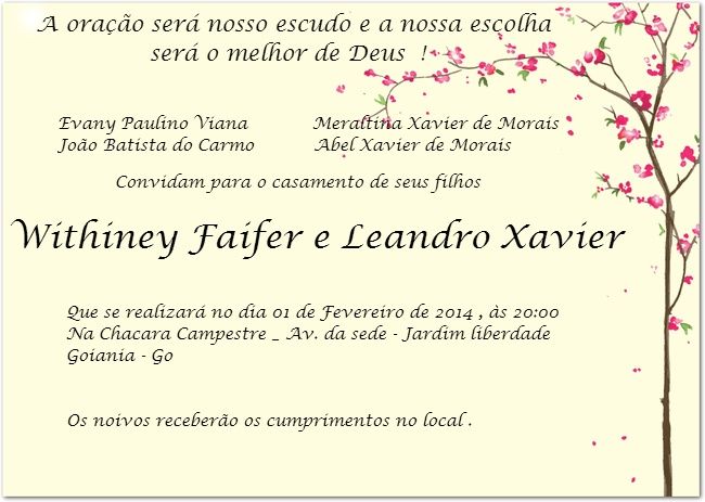 convite casamento 