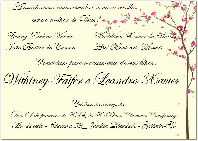 convite casamento 