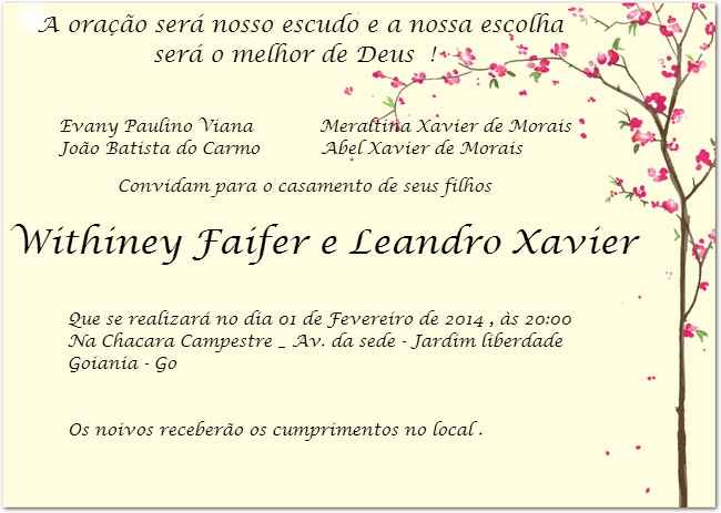 convite casamento 