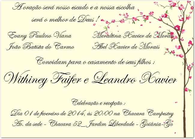convite casamento 