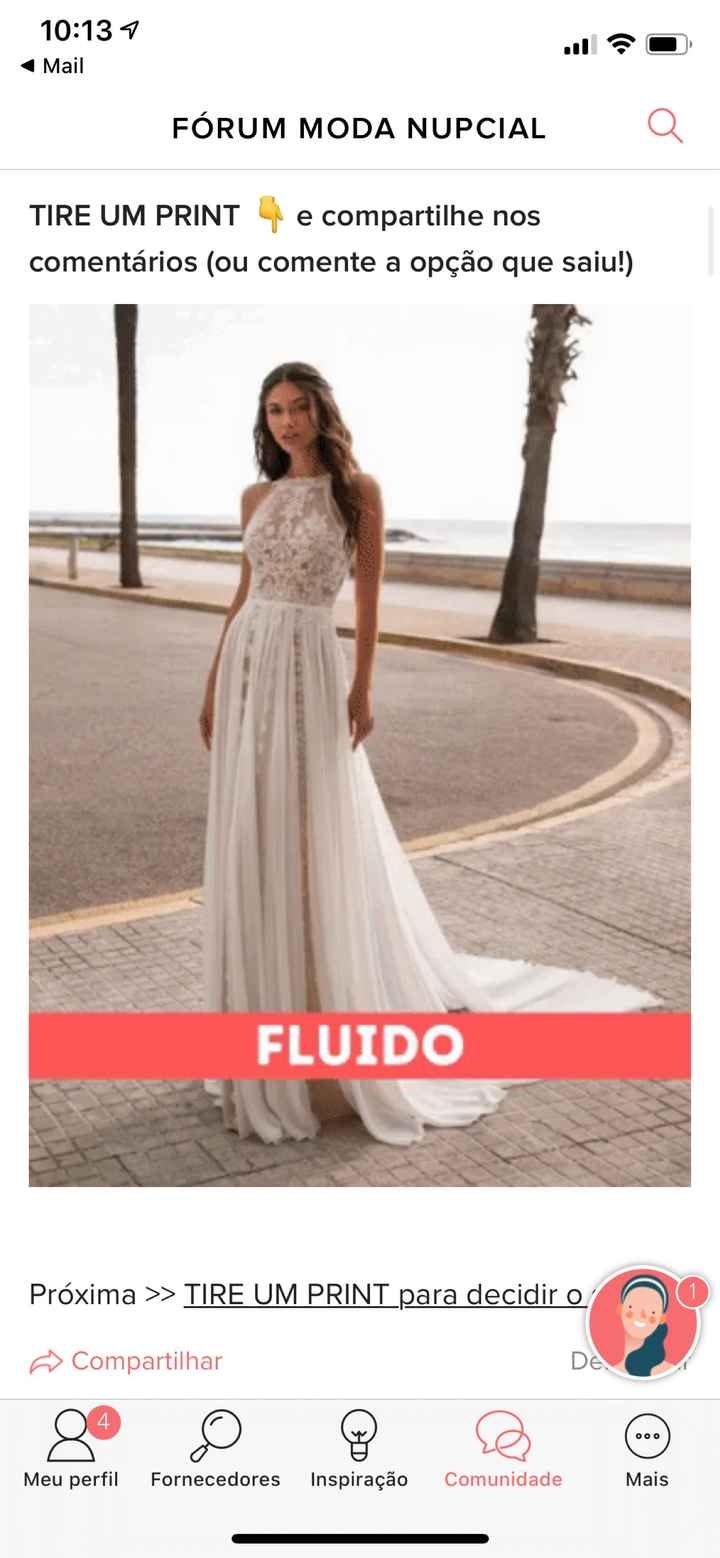 TIRE UM PRINT para decidir o vestido - 1