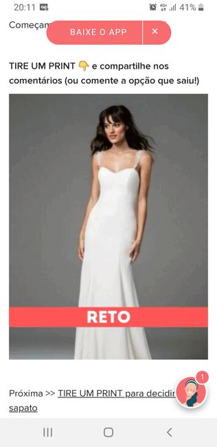 TIRE UM PRINT para decidir o vestido - 1