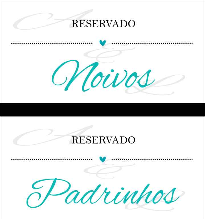 Reservas das mesas