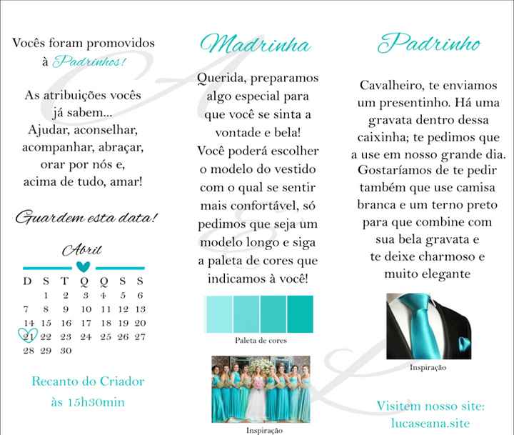 Manual dos padrinhos por dentro