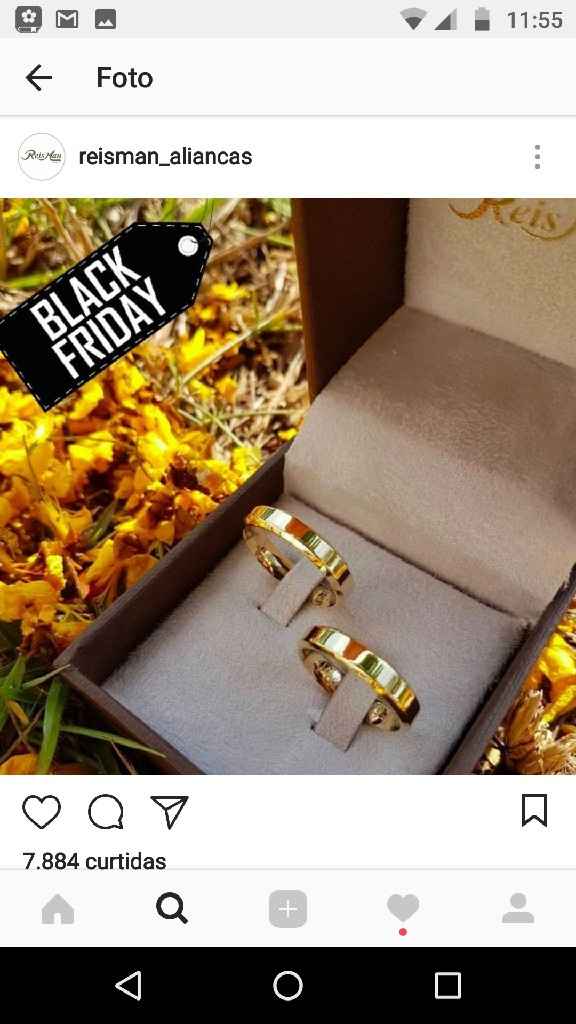 De quê material serão suas alianças? - 1