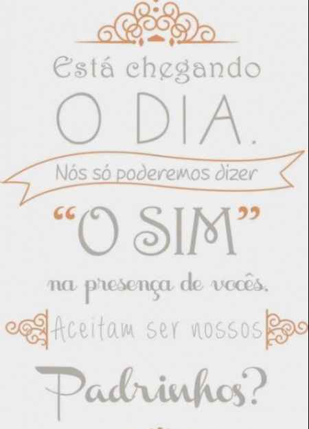 Dicas de frases para convidar padrinhos!!! - 1