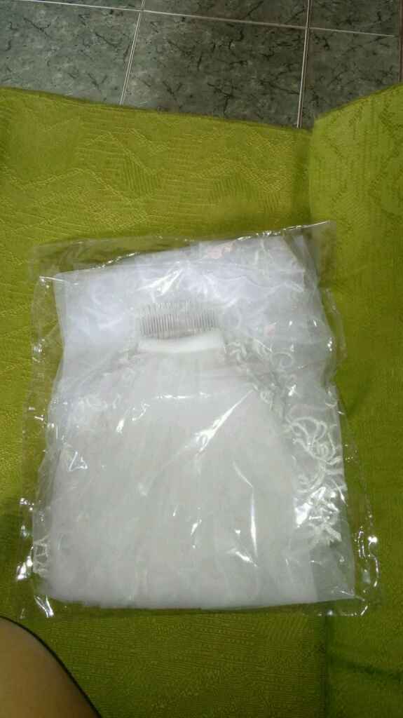 Meu véu aliexpress chegou! - 2