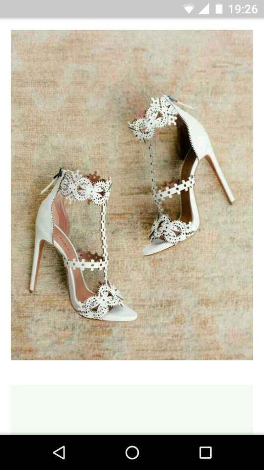 Sapatos da noiva,  qual é o seu preferido? - 1