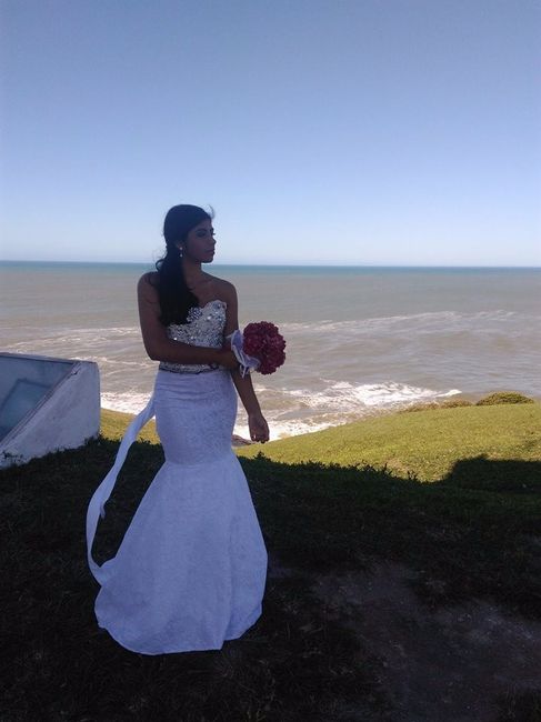 Vestido de noiva , usei para um ensaio da loja de uma amiga , eu me apaixonei no modelo sereia , ja