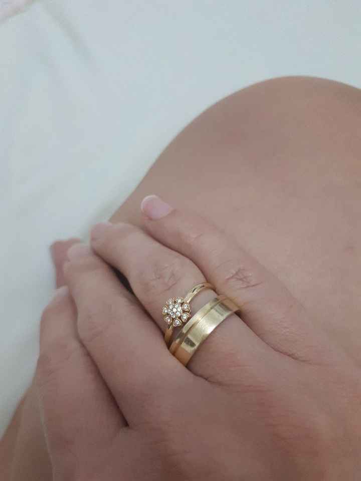 Poste a foto do seu anel/aliança de noivado! - 1