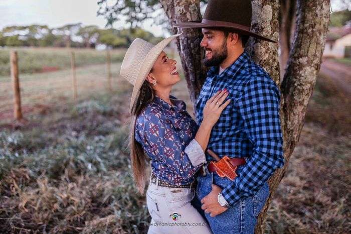 Nosso ensaio Pre casamento Country💑 2