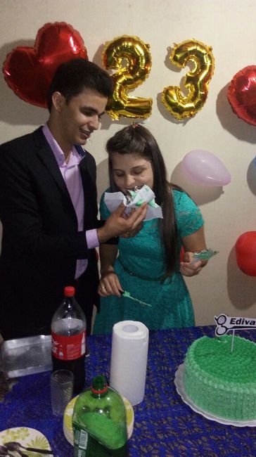 Aniversário surpresa pro maridao ❤ + bodas de algodão doce 7