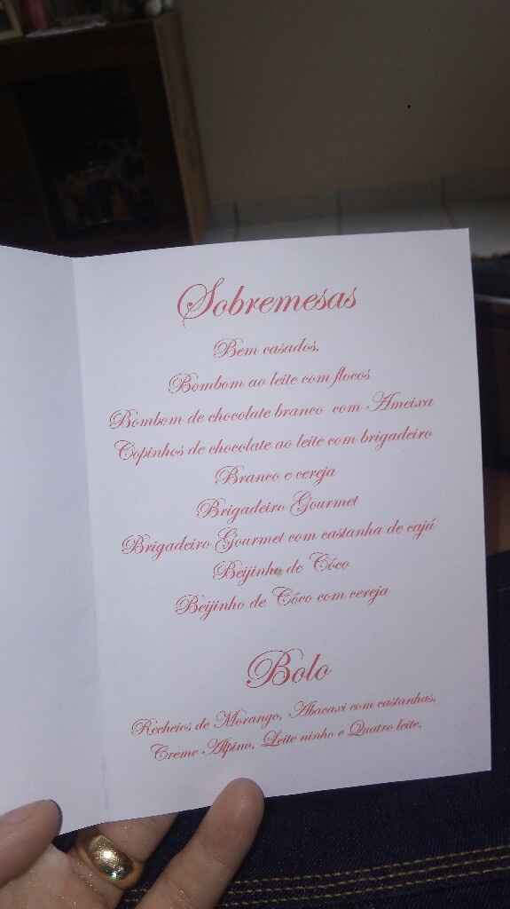  Meu Menu e lembrancinhas - 5