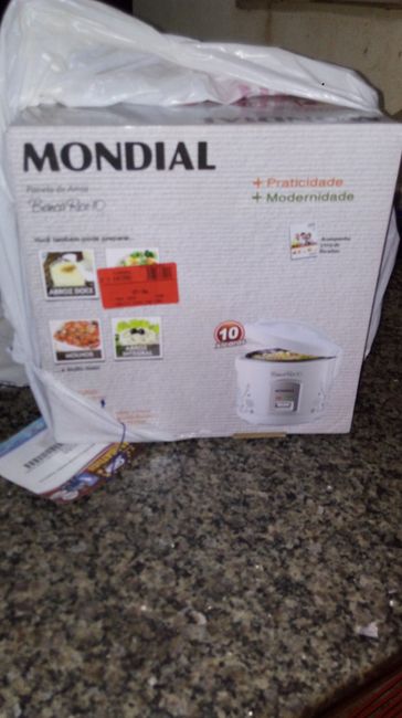 Panela de arroz que tanto queria 