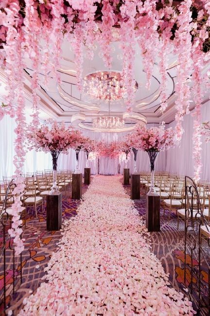 Flores em tons de rosa para usar na decoração do casamento 🌸 2
