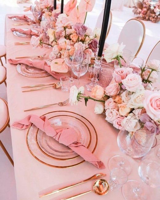 Flores em tons de rosa para usar na decoração do casamento 🌸 9