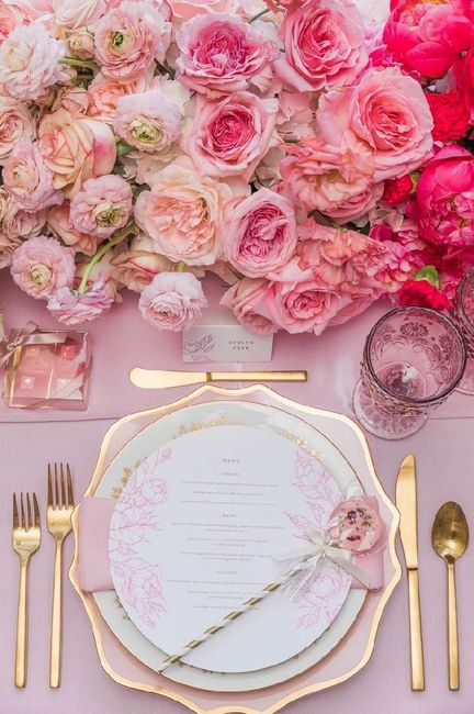 Flores em tons de rosa para usar na decoração do casamento 🌸 10