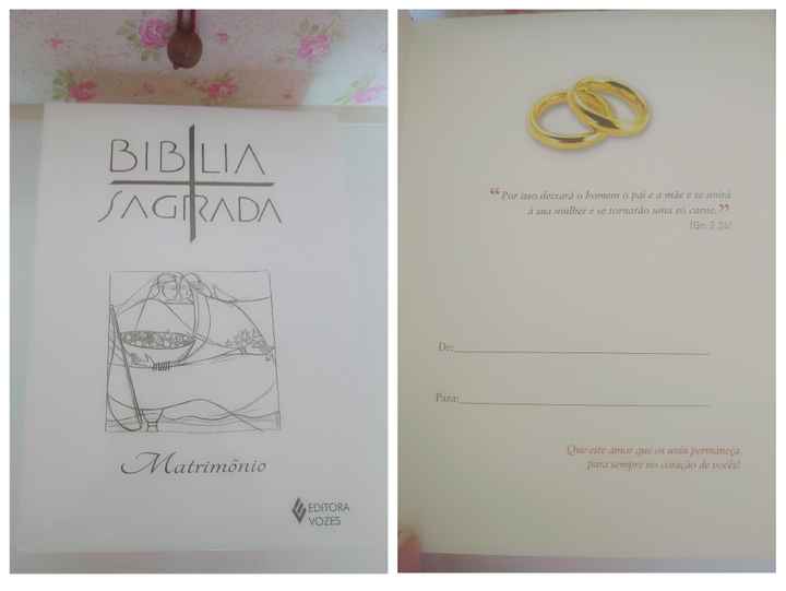 Recebido pago: bíblia para o cortejo de casamento 👰🏾🤵🏾❤️ - 1