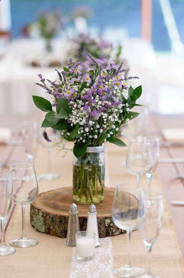 Flores em tons de roxo para usar na decoração do casamento 💜 17