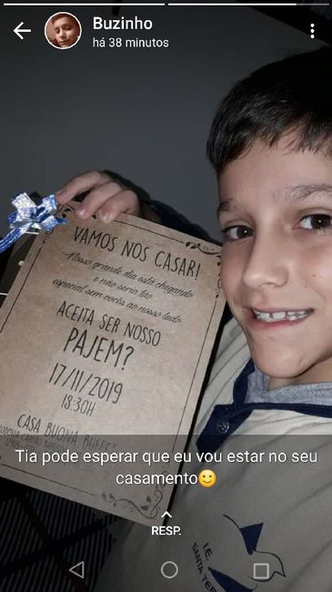 Vai fazer convite especial para pajens e daminhas? - 1