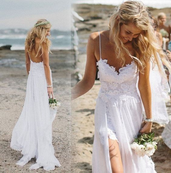 Casando na praia: Vestido de noiva 1
