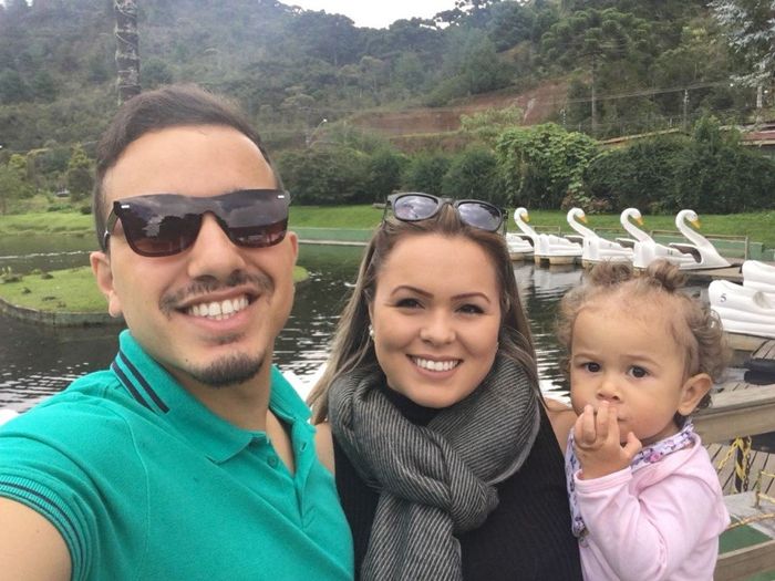 comemorando o aniversario de 2 anos de casados 