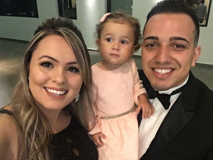 Papai se formou em dezembro