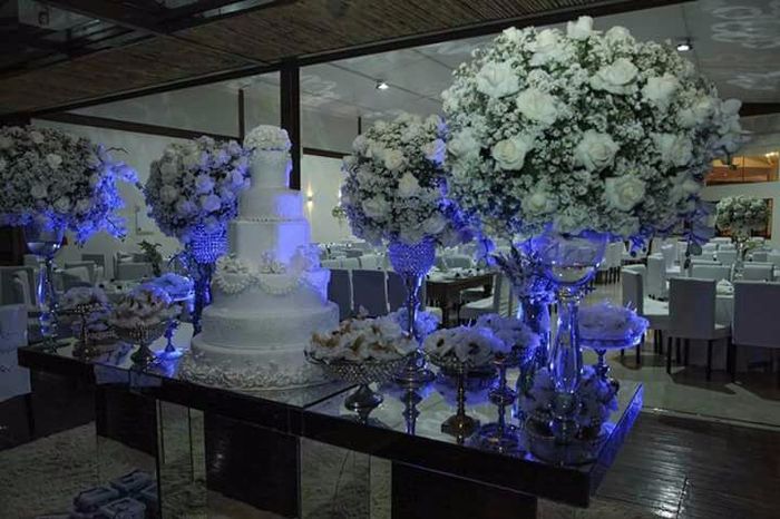 E a mesa de bolo para as fotos ficará assim!