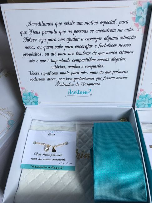 Convite de padrinhos/madrinhas - 1