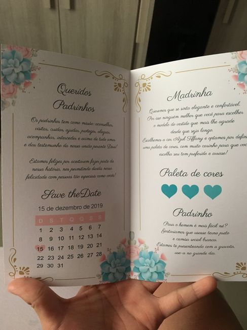 Convite de padrinhos/madrinhas - 7