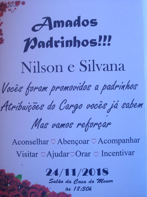 Convite dos padrinhos #vemver - 3